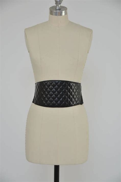 chanel cummerbund|Chanel Lambskin Quilted Cummerbund Belt NEW 2011 .